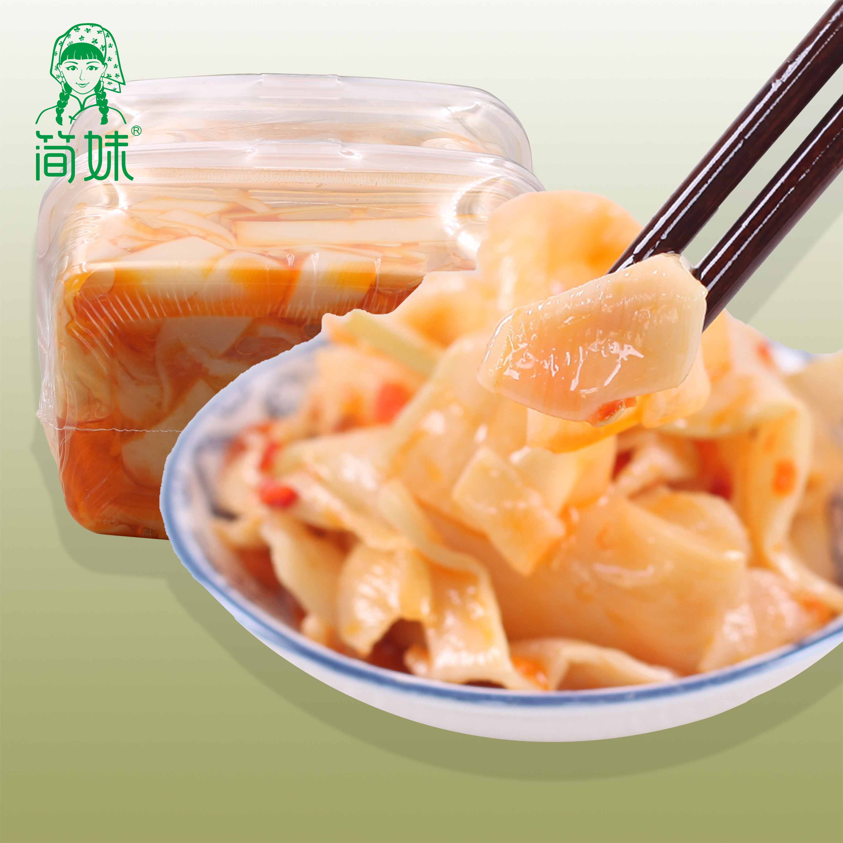 爽辣脆笋200g*24盒/箱