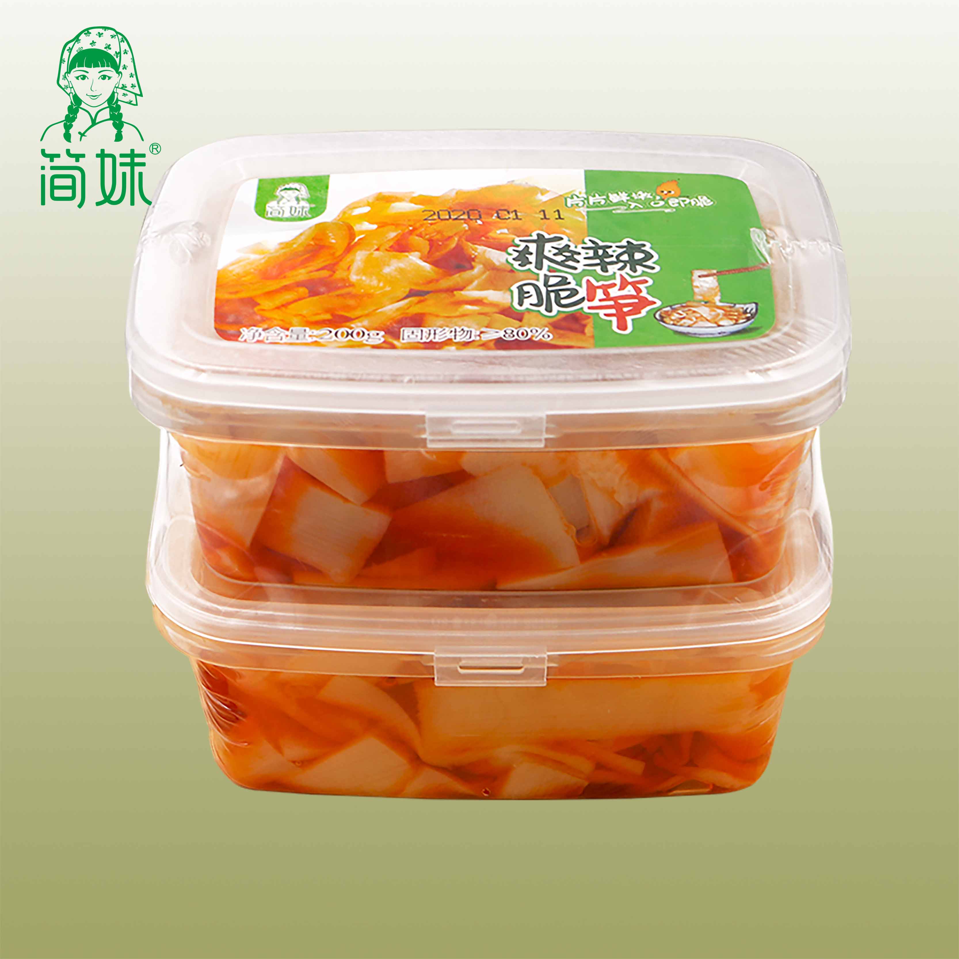 爽辣脆笋200g*24盒/箱