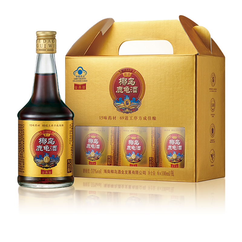 椰岛鹿龟酒（金典装）