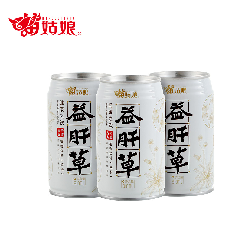 苗姑娘益肝草植物饮料310ml*12罐