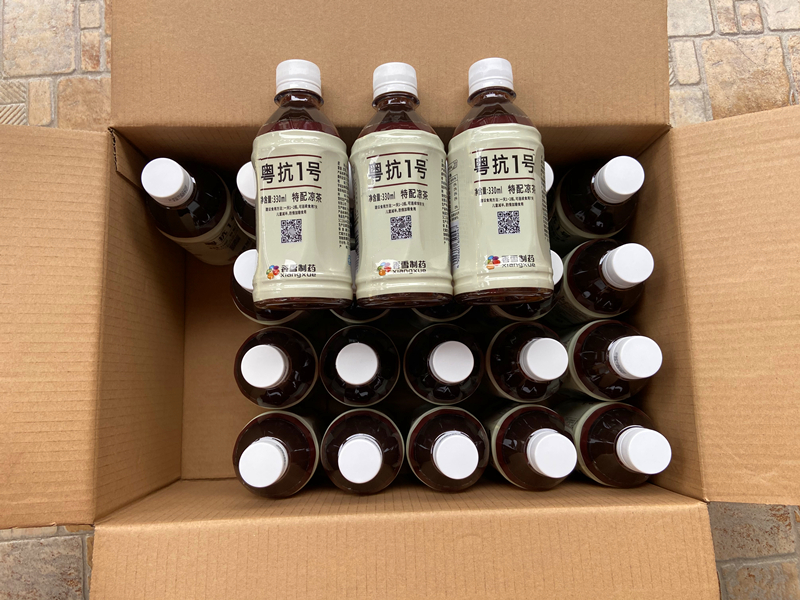 爆品 一瓶好凉茶！粤抗一号香雪制药无糖凉茶粤抗1号