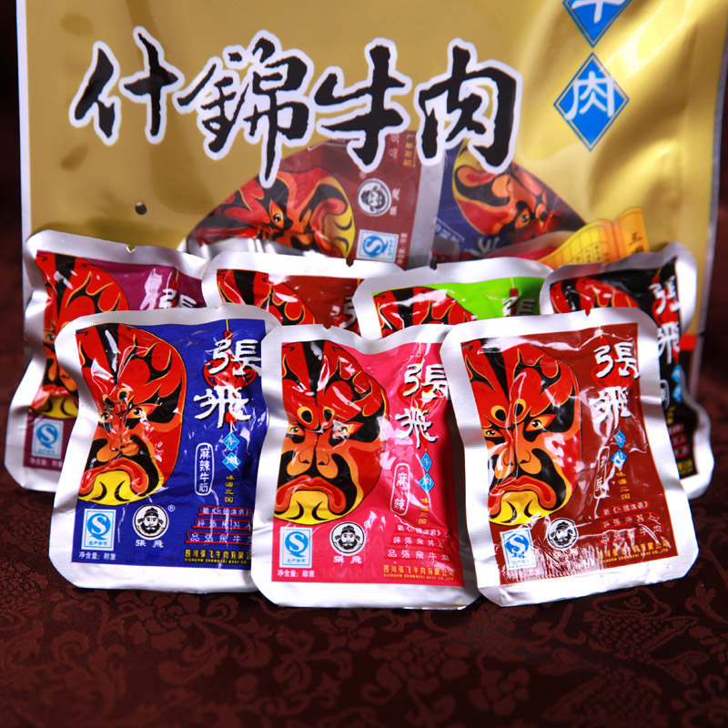张飞牛肉四川特产休闲零食牛肉干独立包装