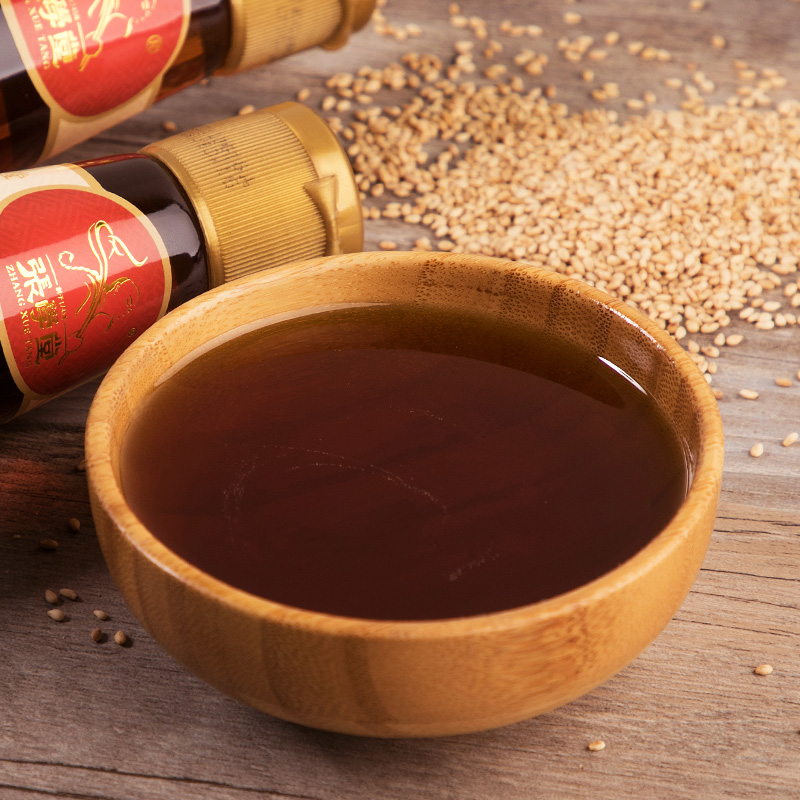 张学堂纯芝麻油500ml