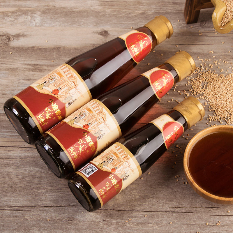 张学堂纯芝麻油500ml