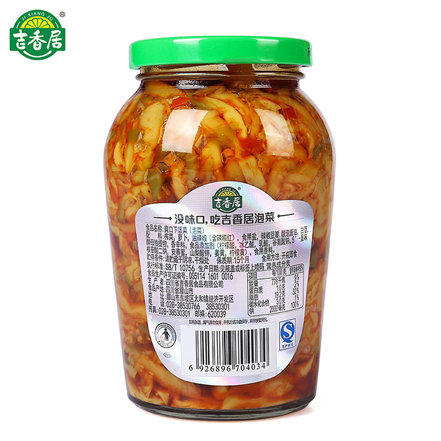 吉香居爽口下饭菜426g  下饭泡菜咸菜酸菜小菜