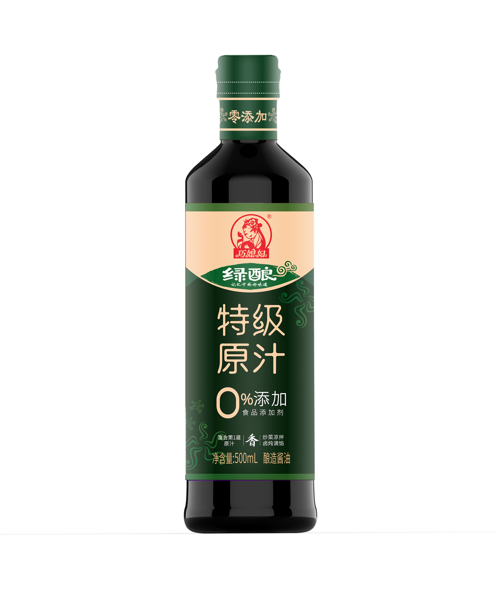 巧媳妇绿酿特级原汁酱油