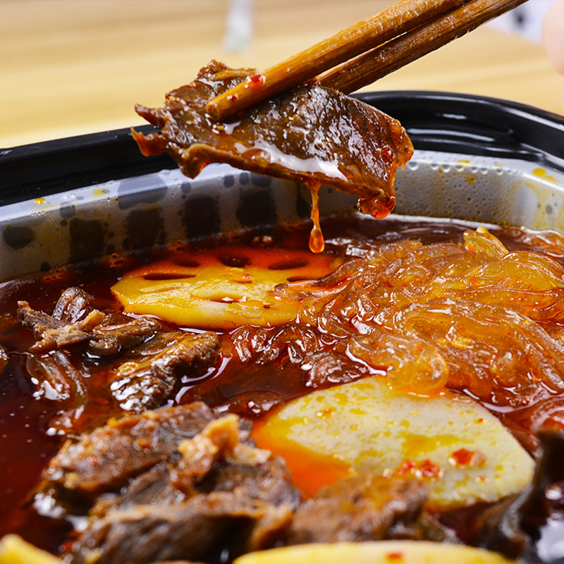 445克桥头（经典牛肉）重庆地道老火锅套餐/自热火锅/方便火锅