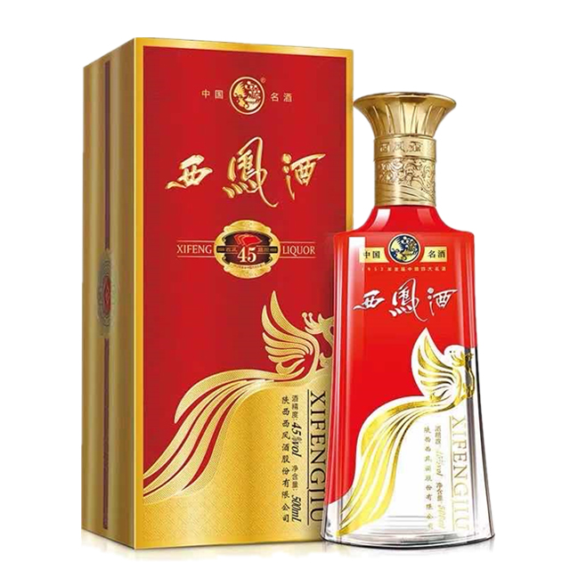 45度西凤酒（珍藏版）（喜庆装）