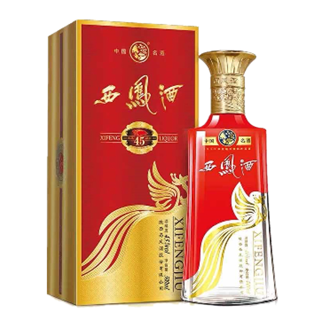 45度西凤酒（珍藏版）（喜庆装）