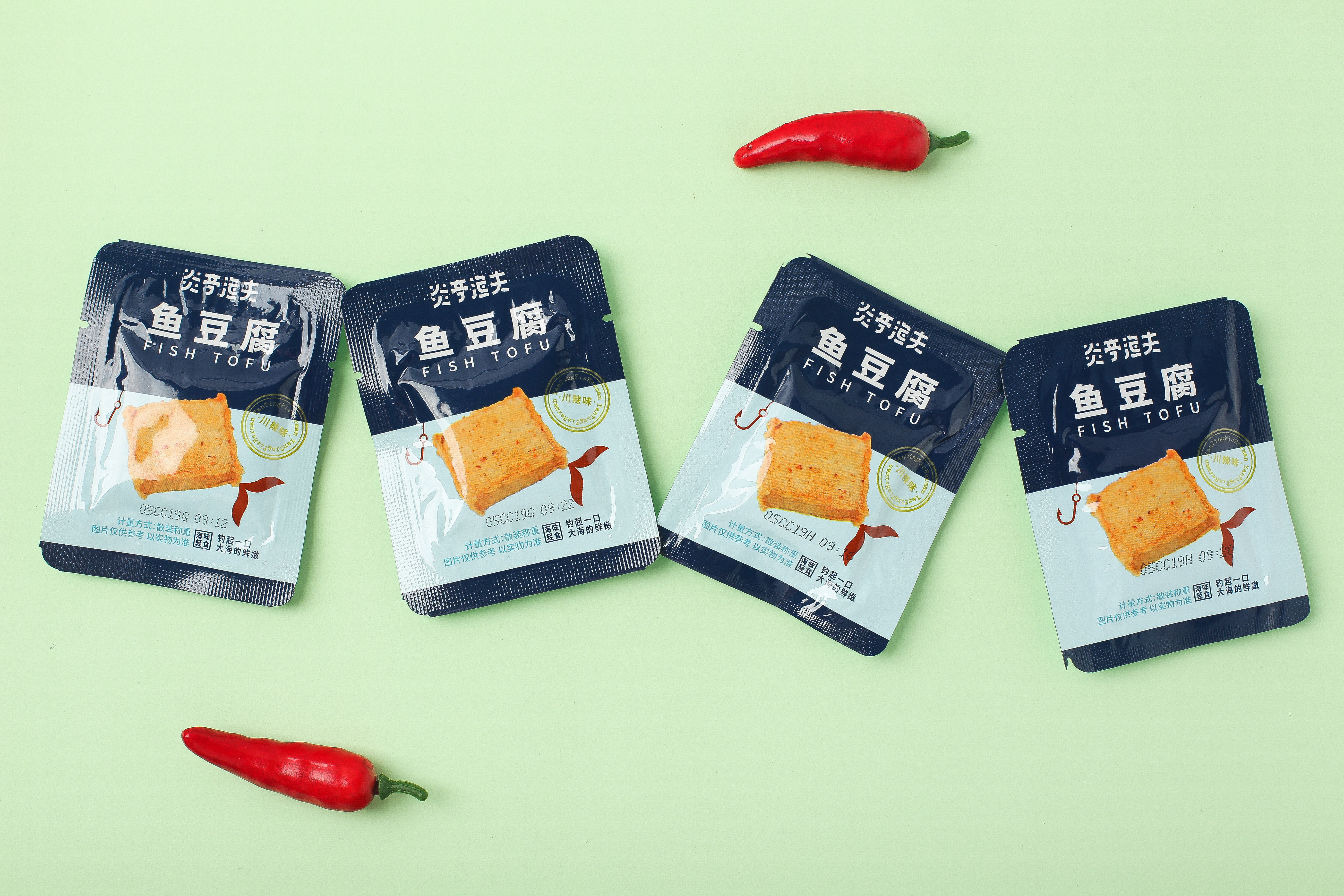 炎亭渔夫深海鱼豆腐/网红零ˊ食
