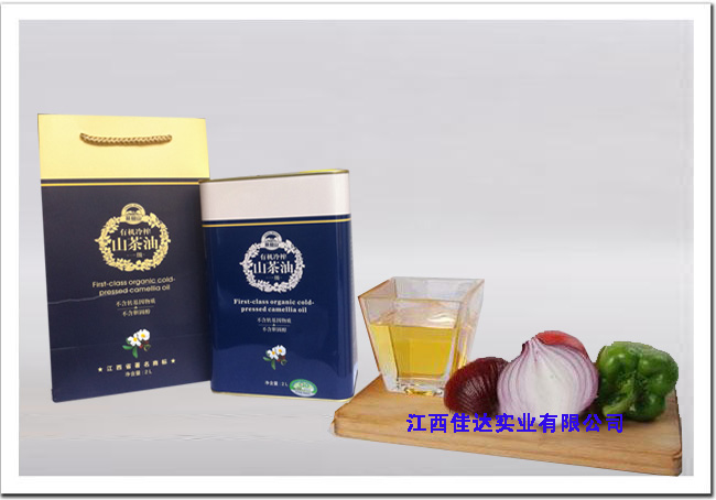 茶母山有机山茶油2L铁罐