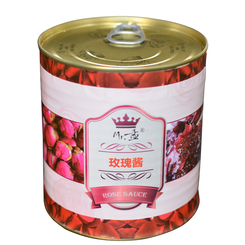 玫瑰、燕麦、紫米糯米酱
