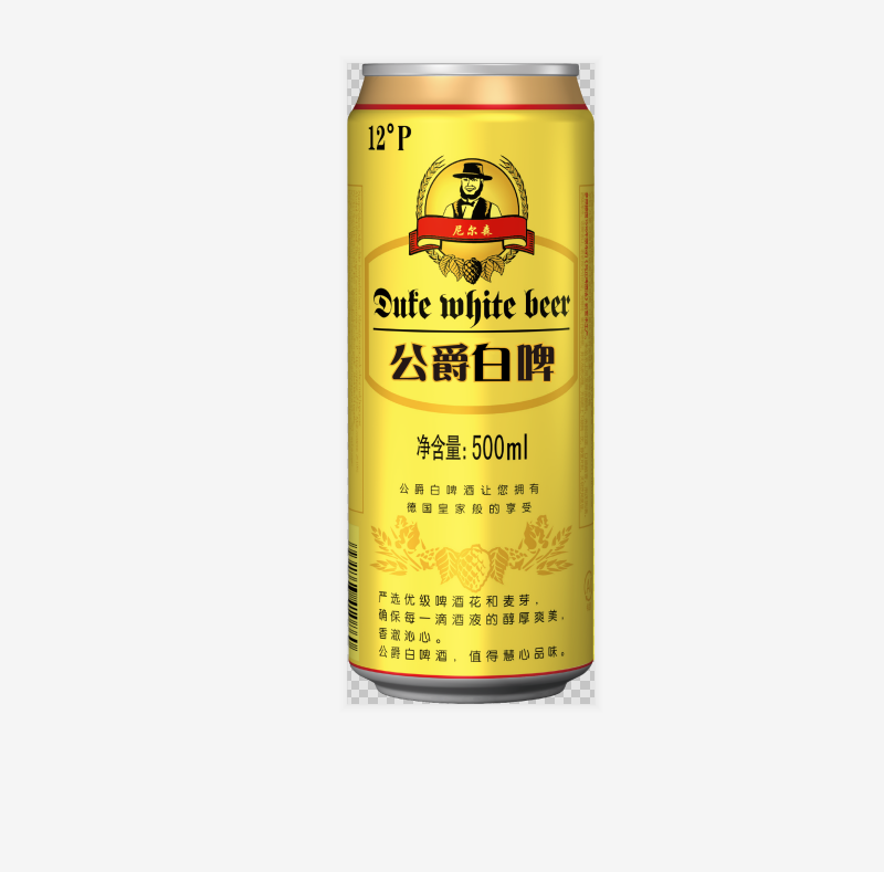 500ML公爵白啤酒