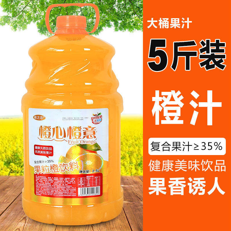 秋之恋5斤大桶果汁
