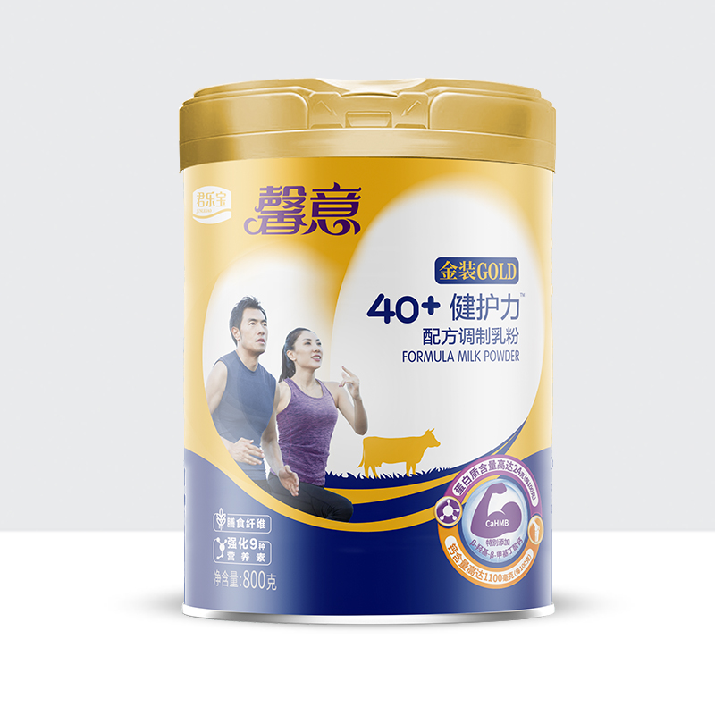 君乐宝馨意金装40+健护力配方调制乳粉