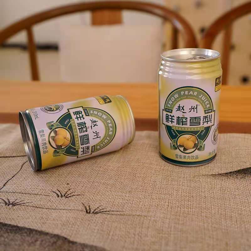 赵州金银花雪梨果肉饮品礼盒310mL易拉罐
