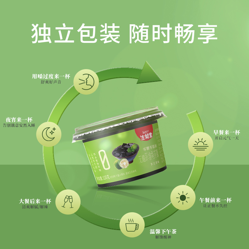无糖龟苓膏