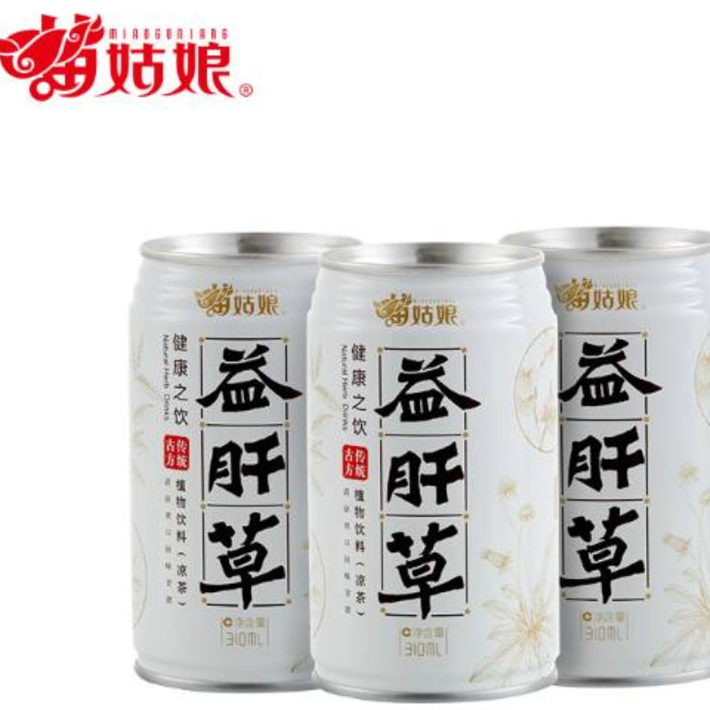 苗姑娘益肝草植物饮料310ml*12罐