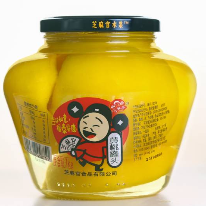 芝麻官1000g黄桃罐头