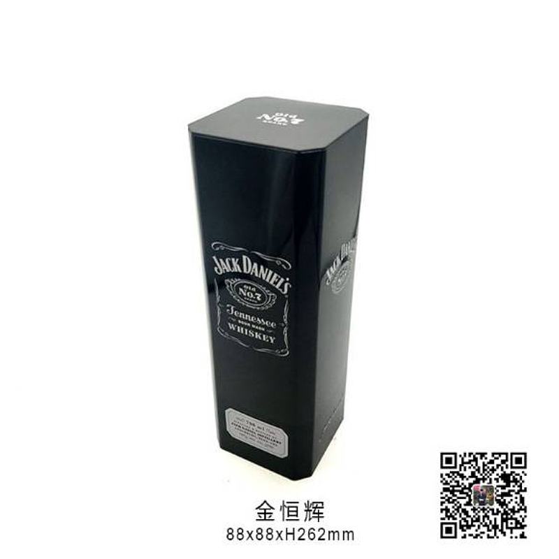 Jack Daniel's 酒罐, 厂家定制长方形马口铁通用包装铁罐 白酒罐 洋酒罐 酒罐