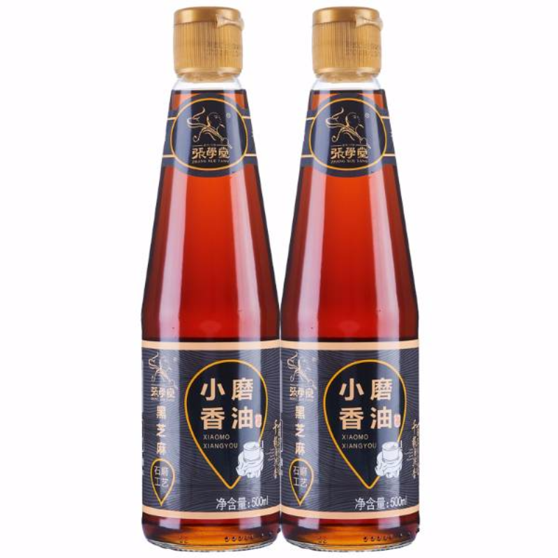 张学堂纯黑芝麻油500ml