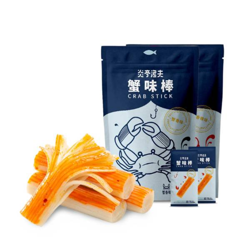 炎亭渔夫手撕蟹味棒/网红零食