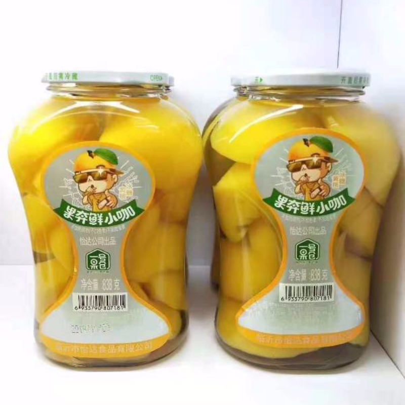 一号果仓838克黄桃罐头