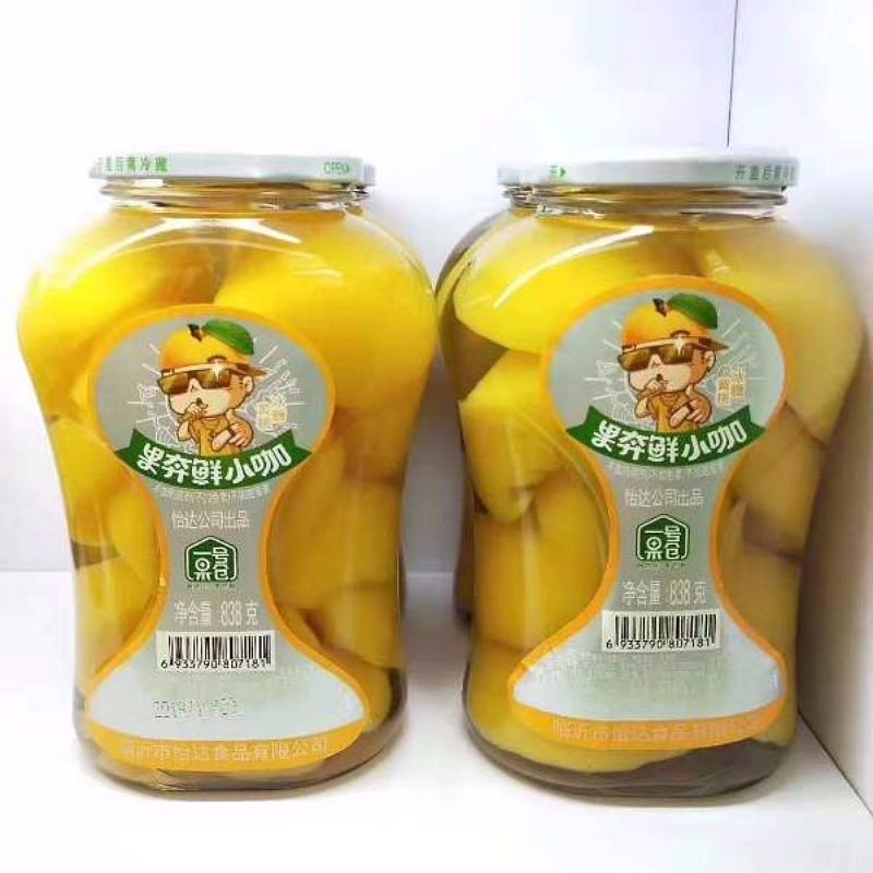 一号果仓838克黄桃罐头