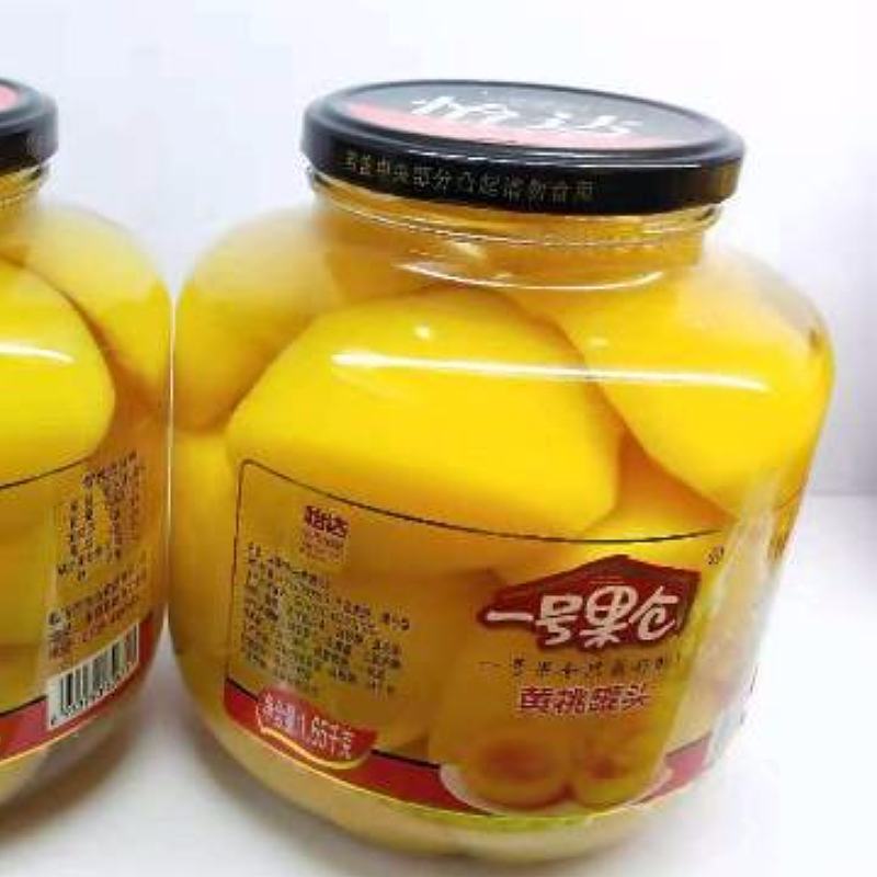 一号果仓1650克黄桃罐头