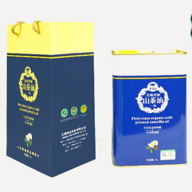 茶母山有机山茶油2L铁罐