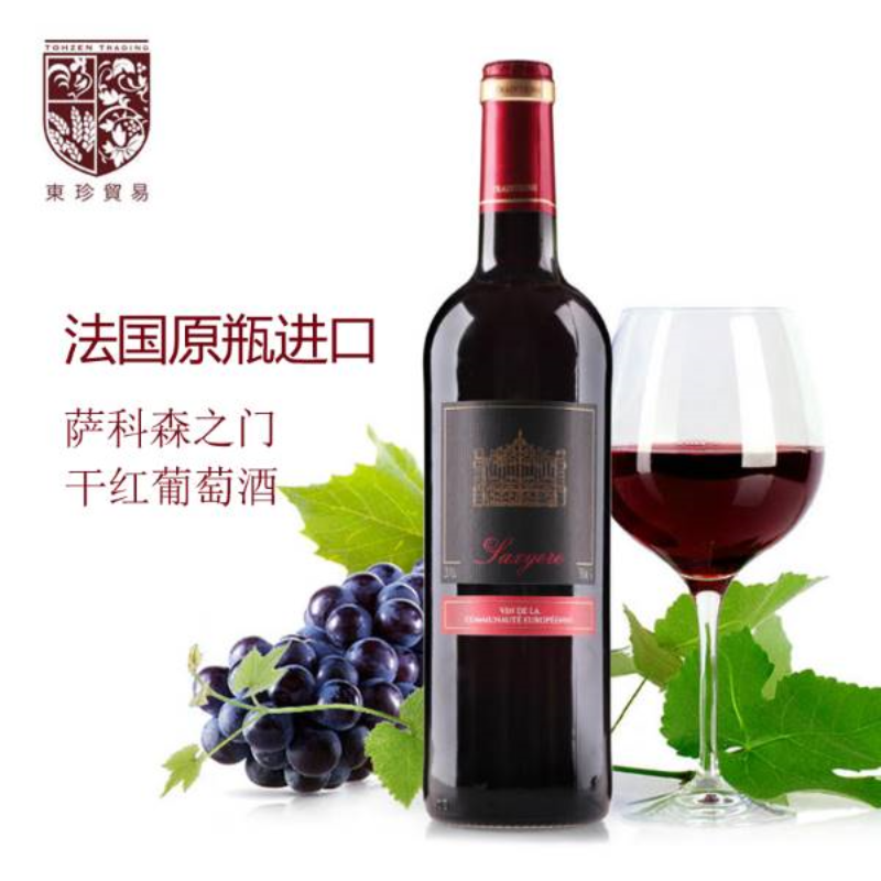 萨科森之门/SAXE 法国原瓶进口干红葡萄酒 750ml