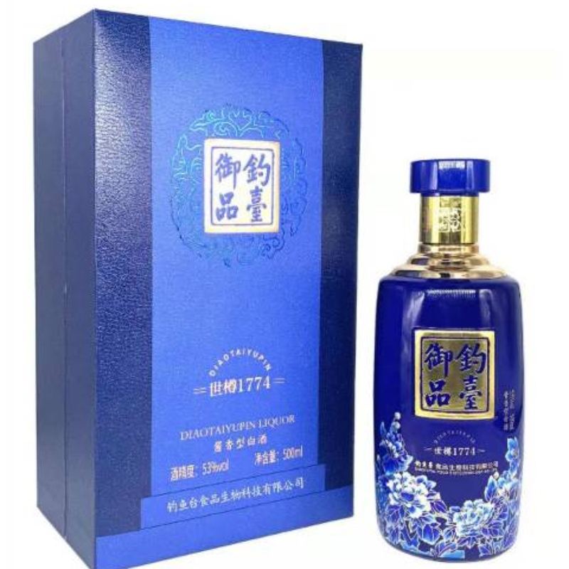 【钓台御品世樽1774酱香型白酒】53度，500ml/瓶