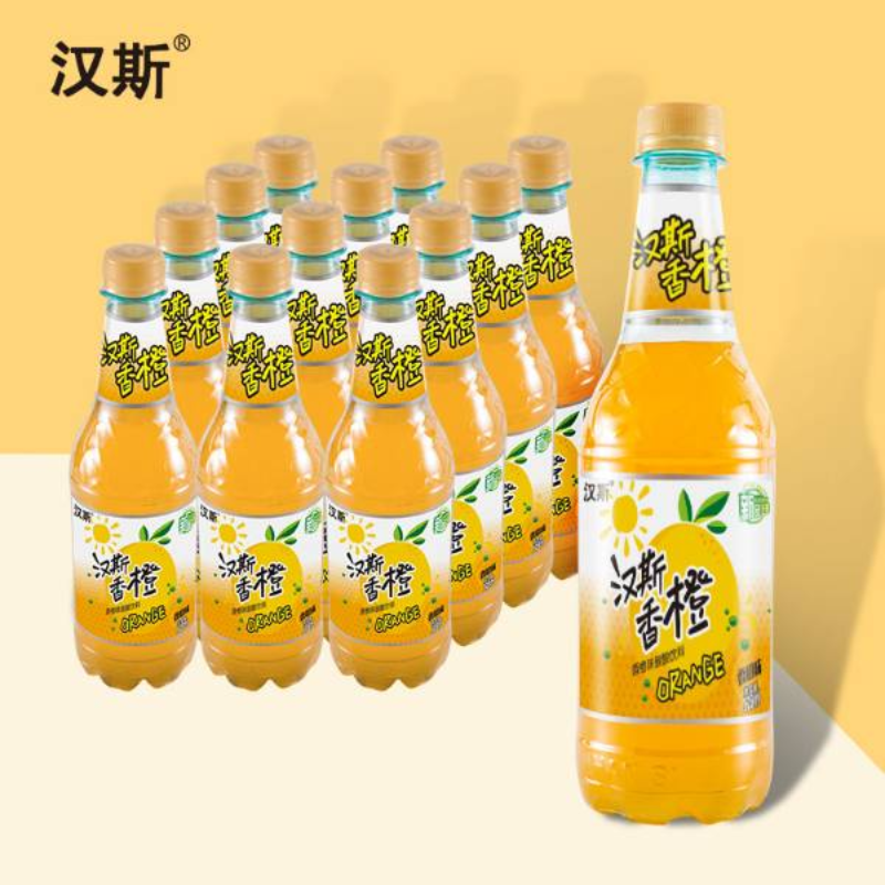 汉斯橙味碳酸饮料PET