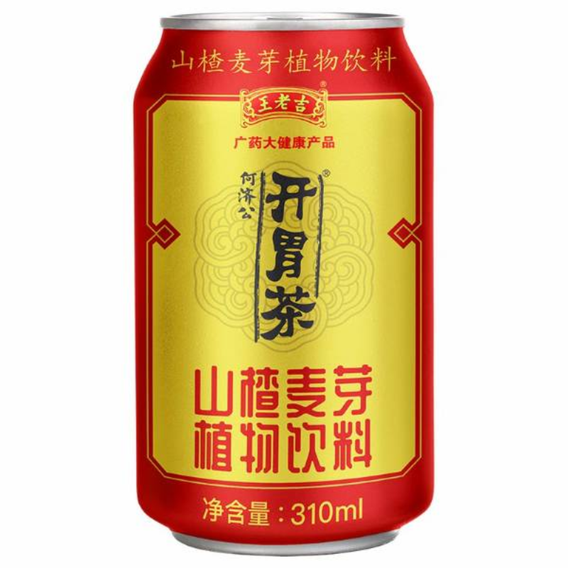 王老吉何济公开胃茶山楂麦芽植物饮料