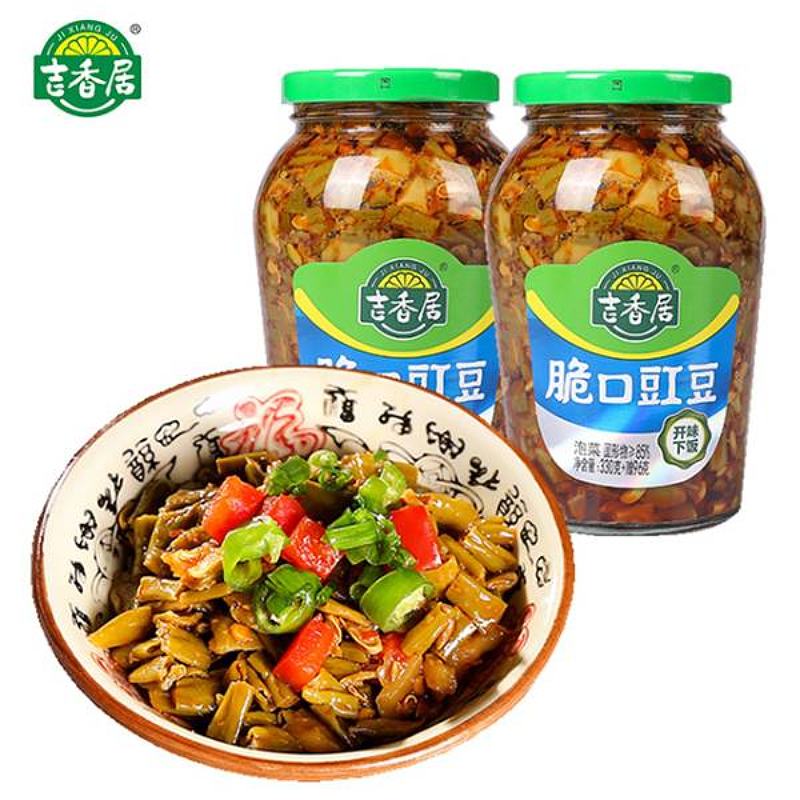 吉香居脆口豇豆426g  下饭泡菜咸菜酸菜小菜