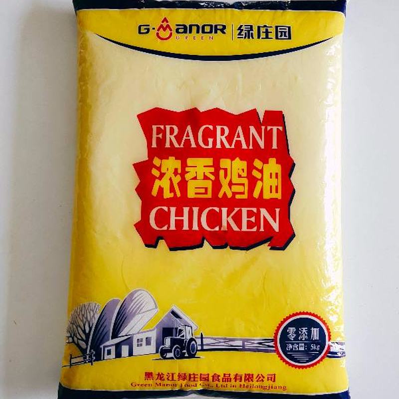 绿庄园原香鸡油（5kg/袋）