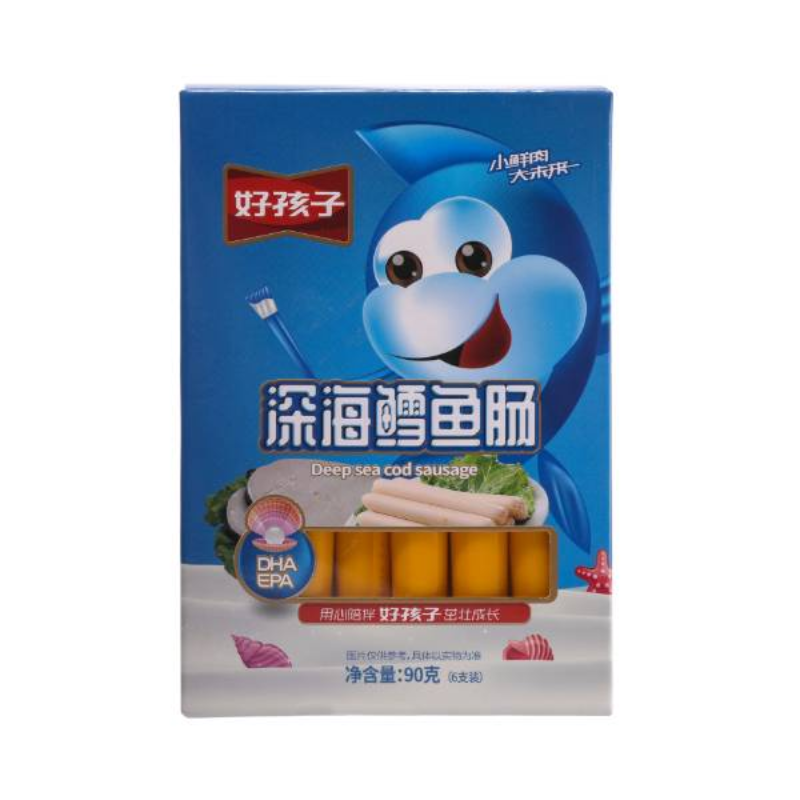 好孩子深海鱼肠  鳕鱼肠  三文鱼肠 虾肉肠