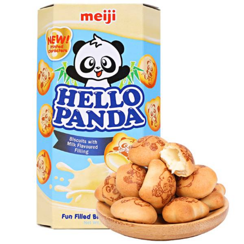 明治熊猫奶油夹心饼干