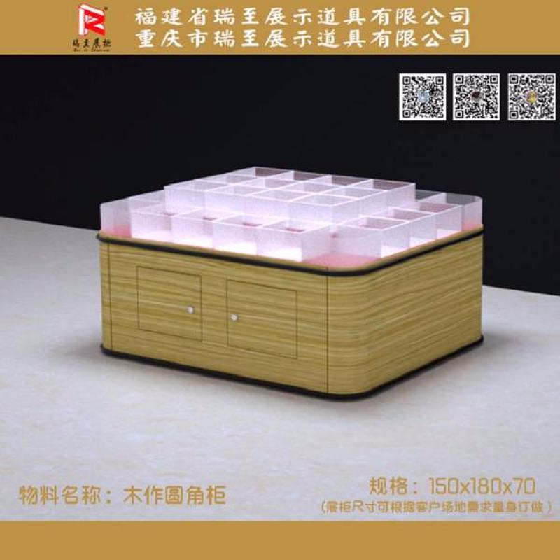 木作圆弧展柜