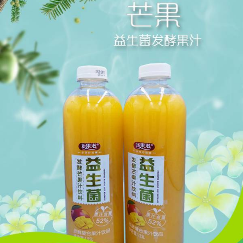 芒果益生菌发酵复合果汁饮品1.25L