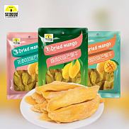 笑喔喔休闲零食蜜饯果干异国风情系列90g芒果干多味可选