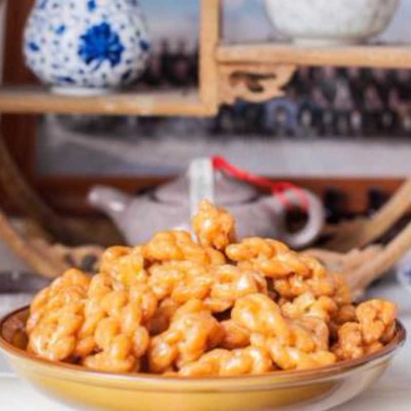君欢手工小麻花糕点休闲食品零食芝麻味