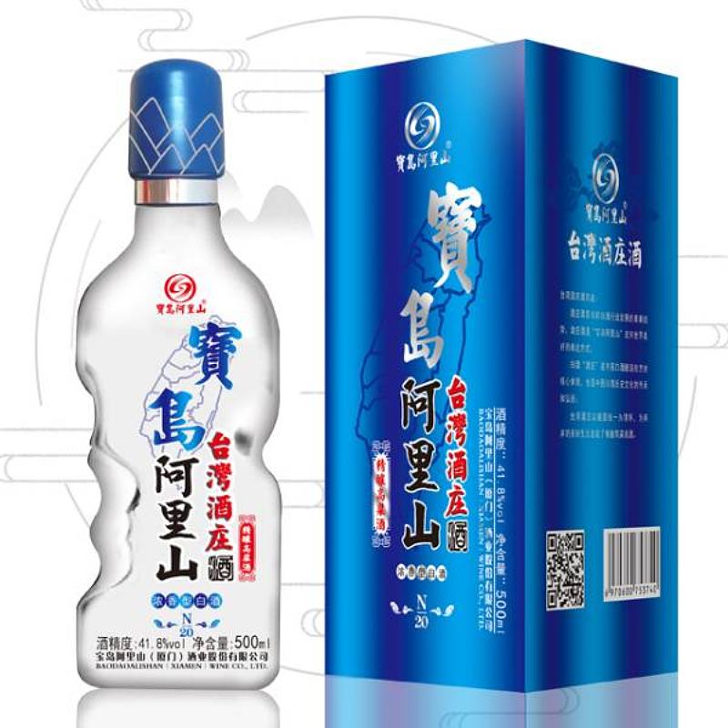 41.8°宝岛阿里山台湾酒庄酒浓香型盒装500ml*4瓶