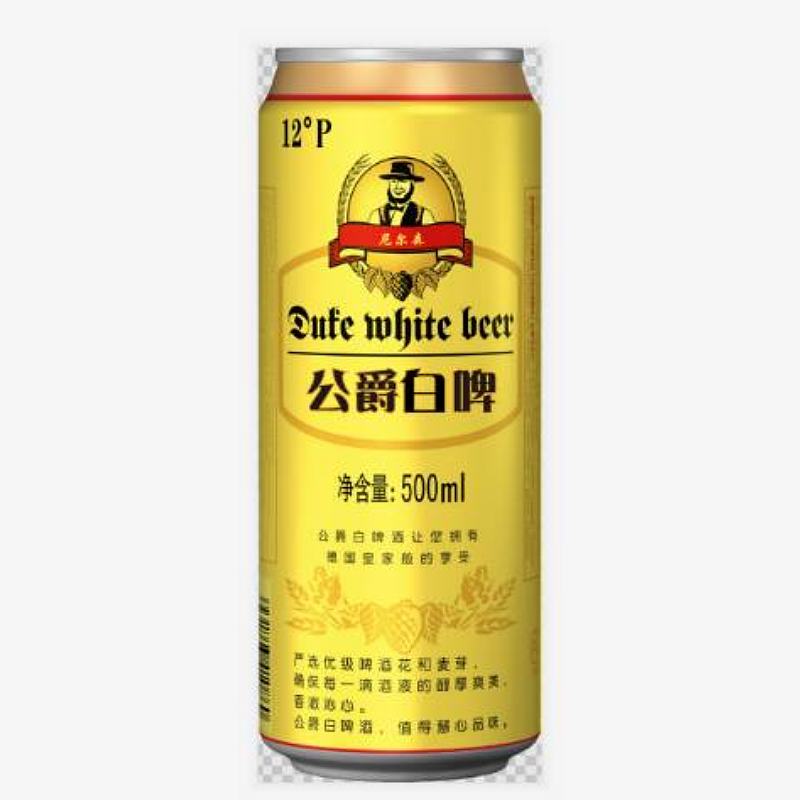 500ML公爵白啤酒