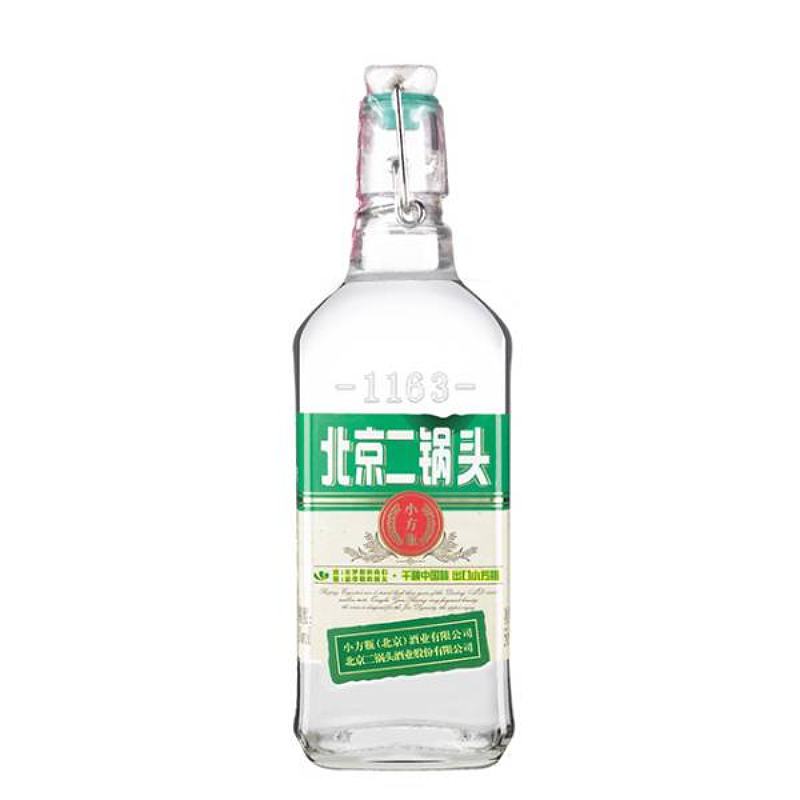 出口小方瓶 经典绿标 42度 清香型