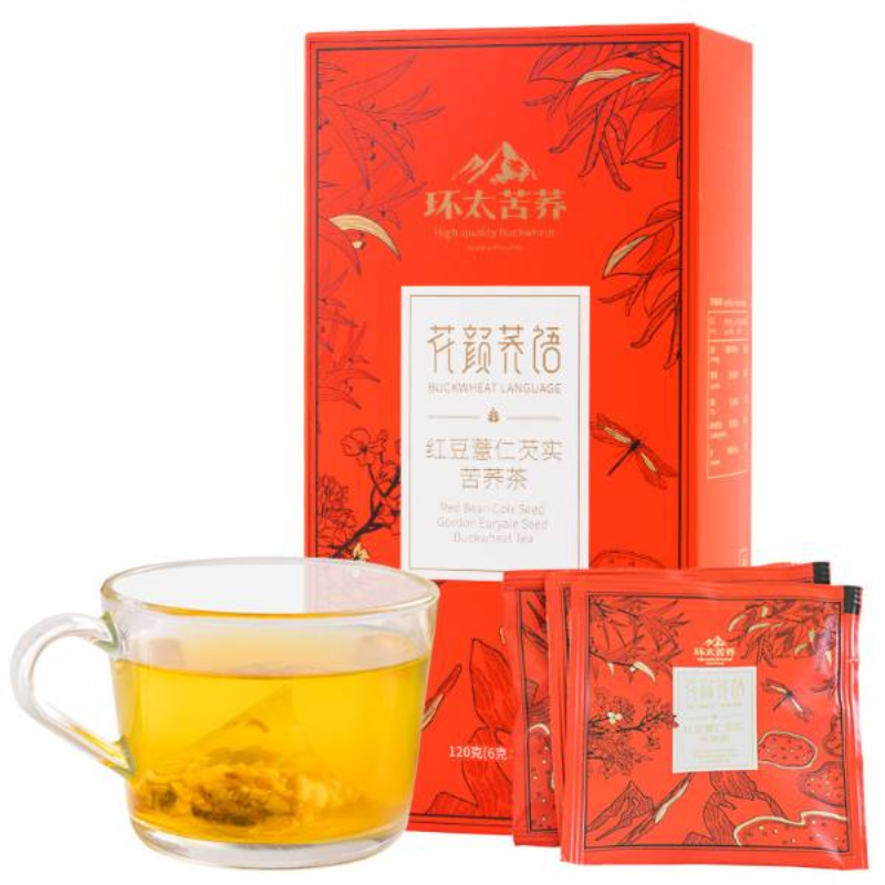 红豆薏仁芡实苦荞茶