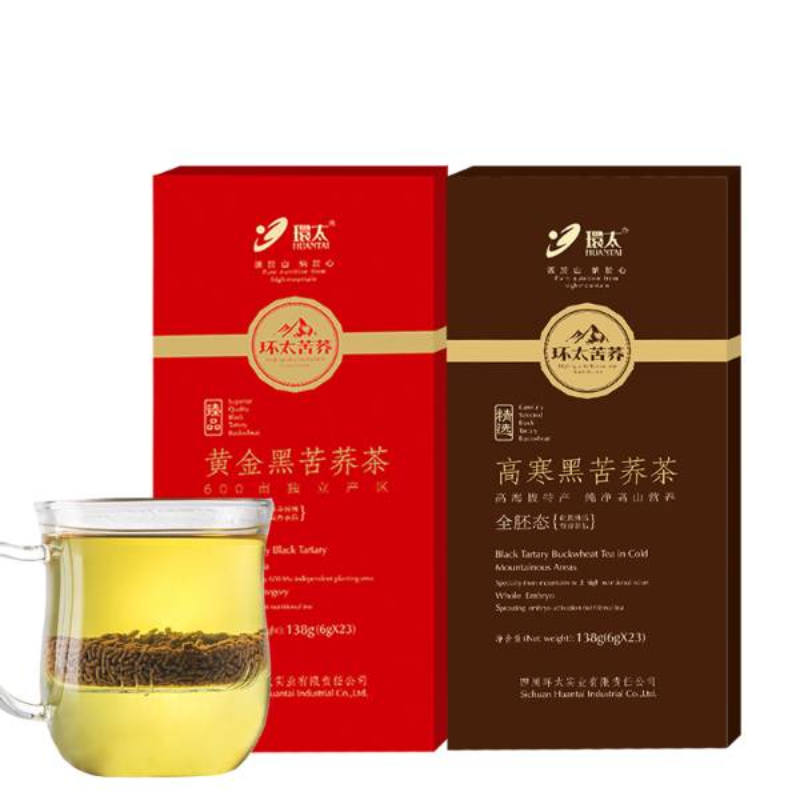 138g黑苦荞茶组合（全胚+全株）装