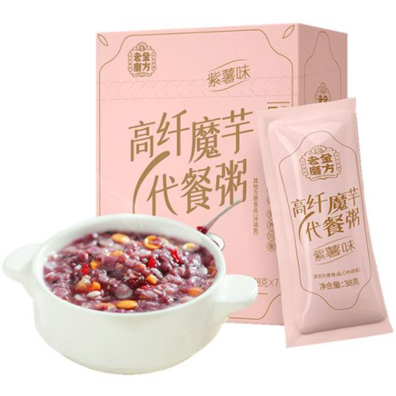 老金磨方高纤魔芋代餐粥