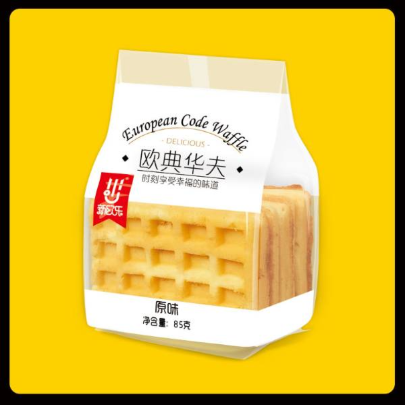 新欧乐欧典华夫-原味 蛋糕 烘焙 85g 华夫饼
