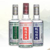 张场老白干酒，张场优品酒，张场淡雅酒，精选纯粮传统固态酿造，光瓶酒